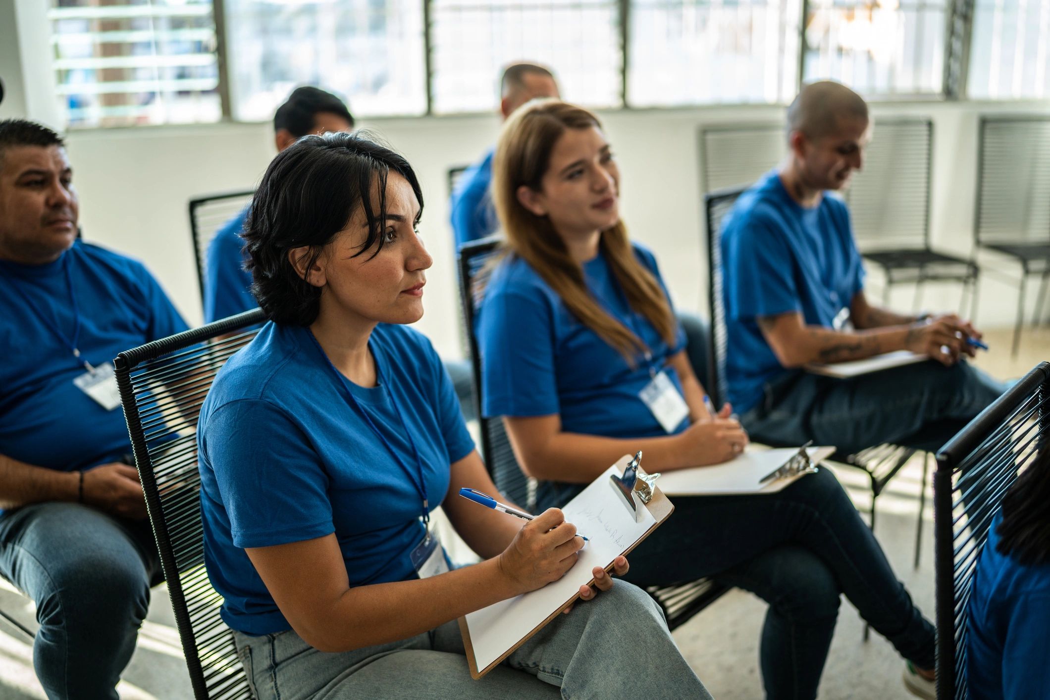 non-profit executive writing