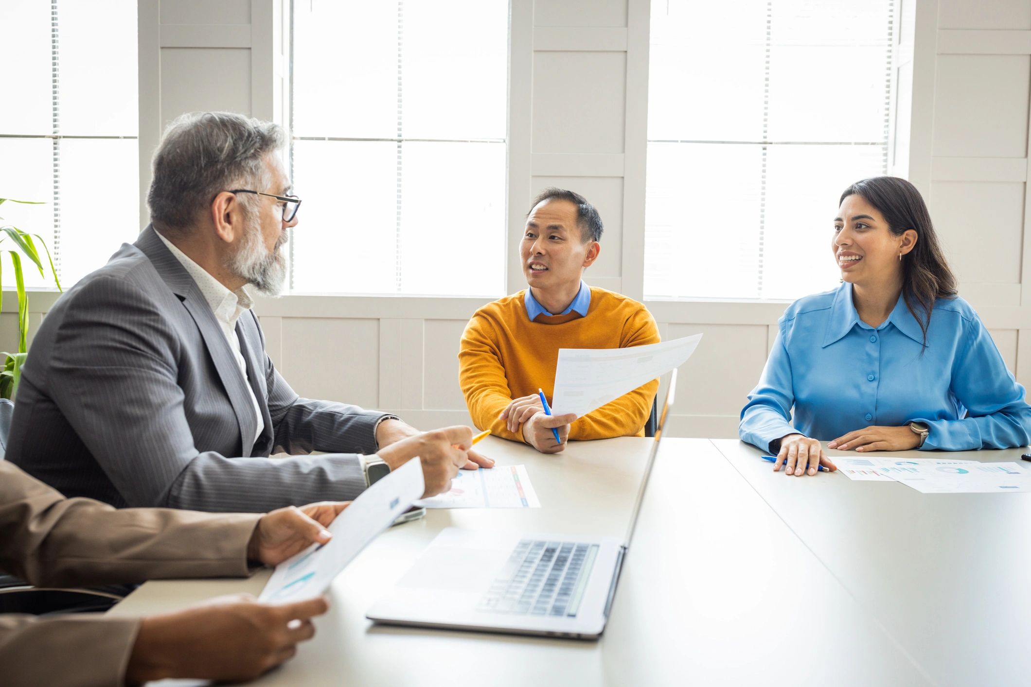 non-profit executive team meeting