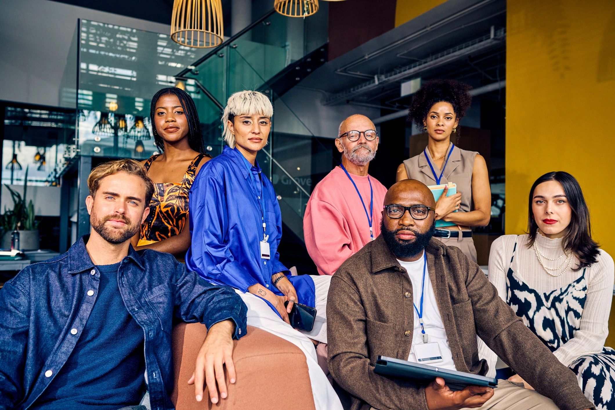 diverse nonprofit team portrait
